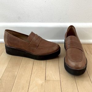 CHOCOLAT BLU SANTIAGO PLATFORM LOAFERS